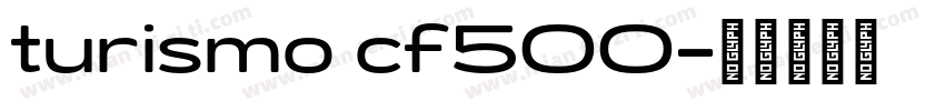 turismo cf500字体转换
